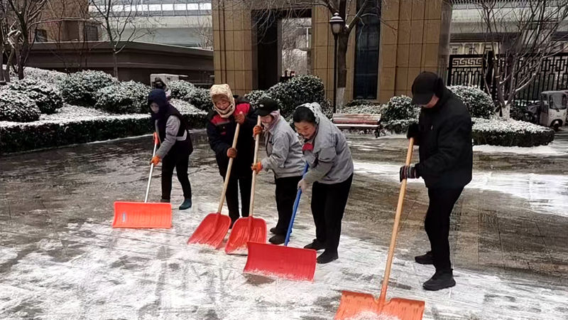 風雪中，華悅物業守護不&ldquo;打烊&rdquo;